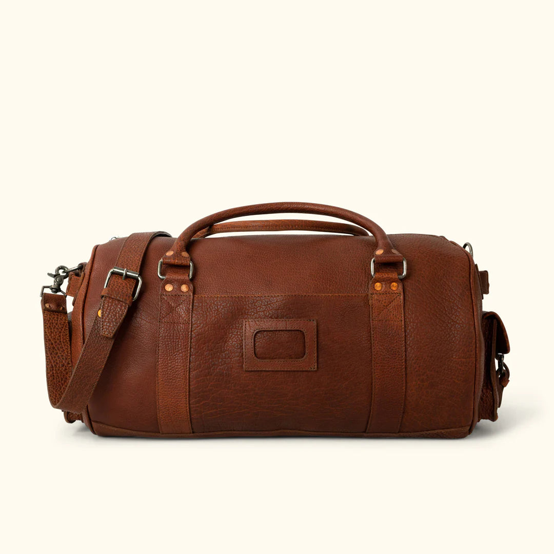 Ryder Reserve Bison Leather Travel Duffle Bag